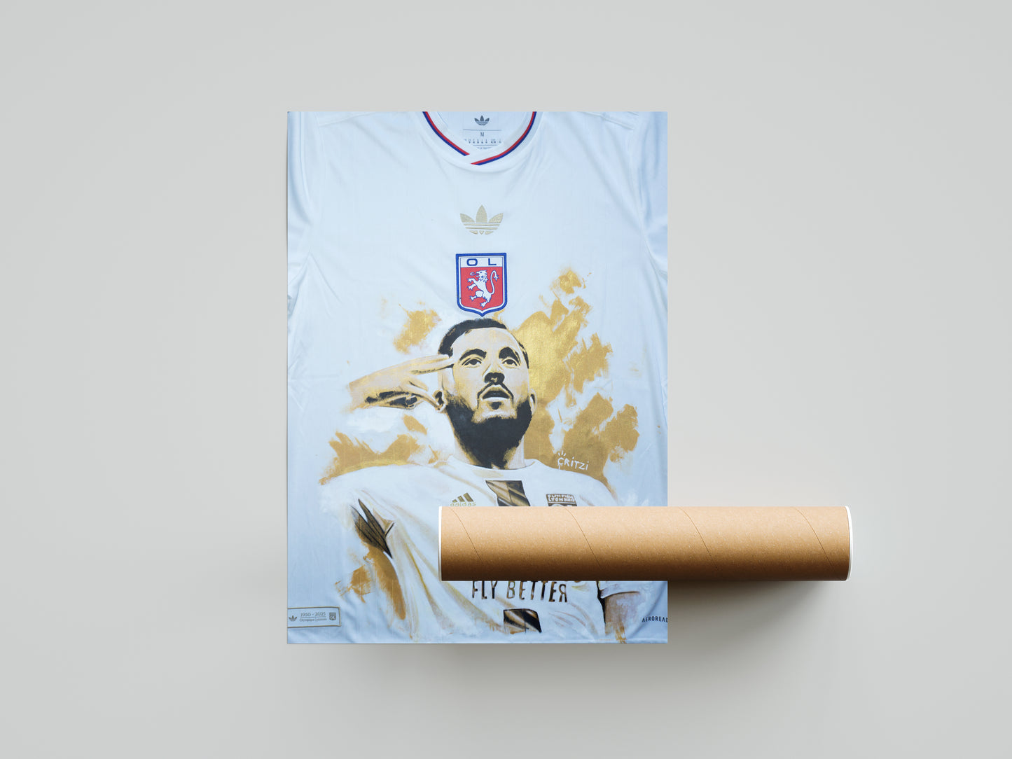 PACK DE 3 POSTERS - "CHERKI, BENZEMA & FEKIR / CHERKI / DEPAY"