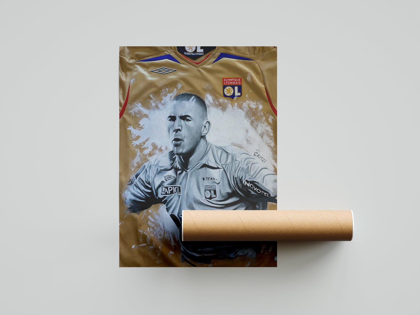 PACK DE 3 POSTERS - "CHERKI, BENZEMA & FEKIR / CHERKI / DEPAY"