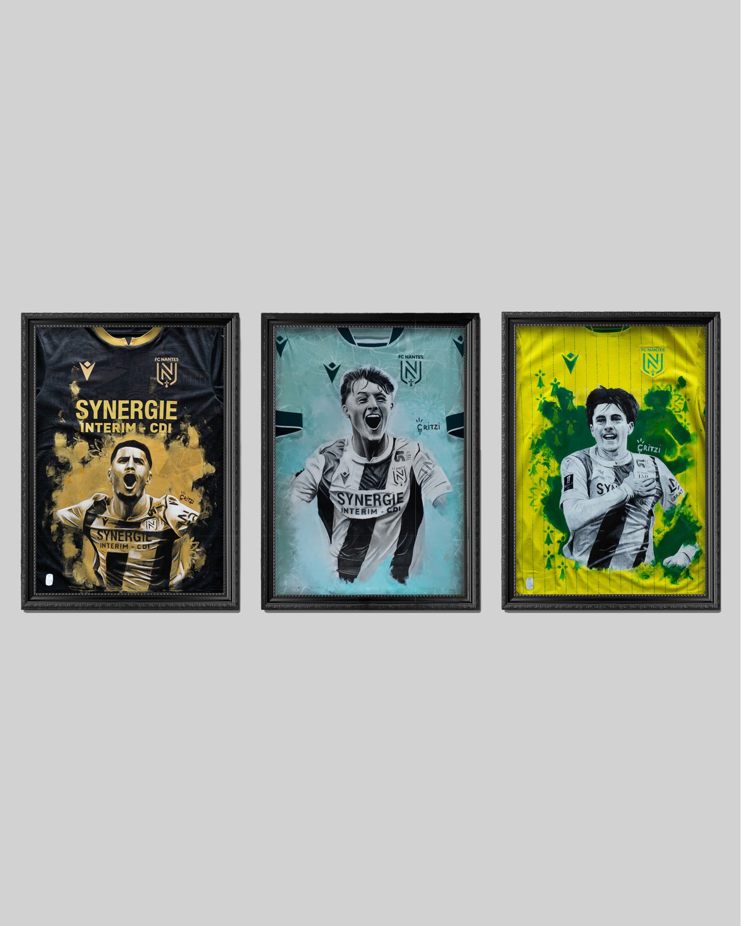 PACK DE 3 POSTERS - "ABLINE, LEROUX, LEPENANT"