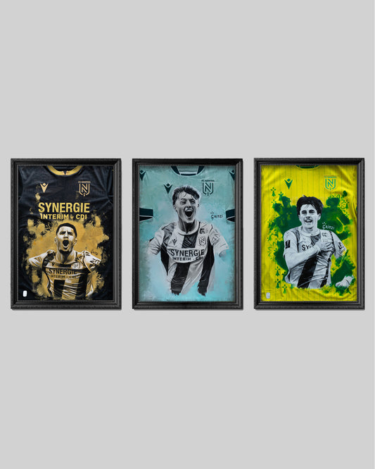 PACK DE 3 POSTERS - "ABLINE, LEROUX, LEPENANT"