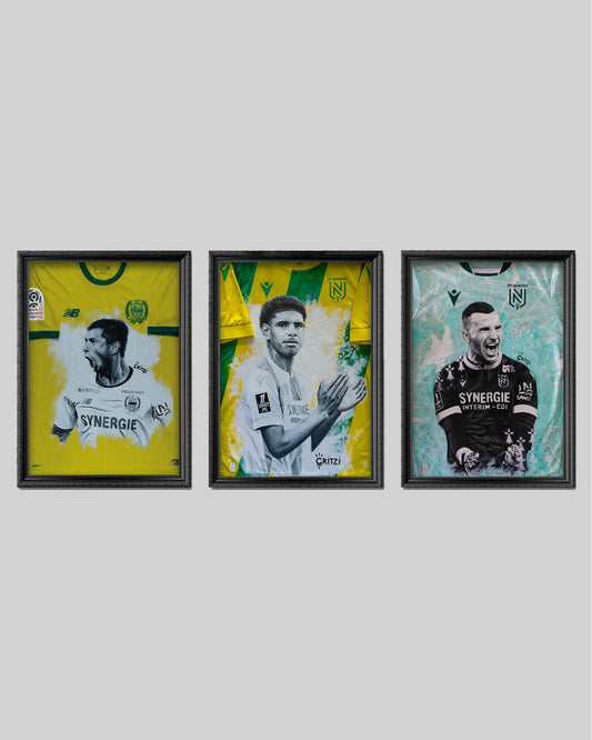 PACK DE 3 POSTERS - "LOPES, SALA, TABIBOU"
