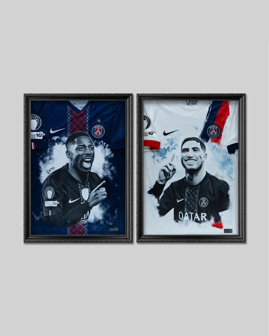 PACK 2 POSTERS - "DEMBELE, HAKIMI"